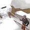 Gardenised Snow Rake Shovel for Roof Cleaning, with 21 Feet Twist-N-Lock Extendable Lightweight Aluminum Handle QI003671 - alternate 2